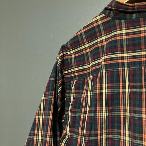 Lyle and Scott Men Size L Plaid Long Sleeve Button Up 100% Cotton - Picture 5 of 7